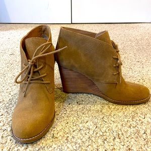 Lucky Brand wedge booties